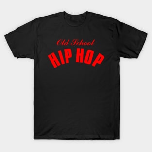 Old School Hip Hop Red T-Shirt